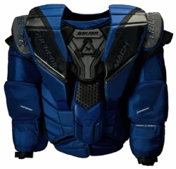 Bauer Supreme Mach Senior Goalie Chest Protector 6 Bauer Supreme Mach Senior Goalie Chest Protector -Bauer 1059815 Blue Front 1082