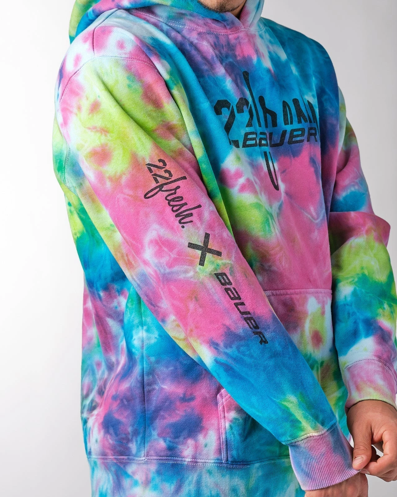 Bauer X 22fresh Tie Dye Hoodie Senior 4 Bauer X 22fresh Tie Dye Hoodie Senior - Image 2