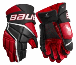 Bauer Vapor 3X Intermediate Hockey Gloves -Bauer 3X SR FRONT BKR2 e223d31a eeac 48c6 9d89 9de3d966d4bd