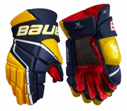 Bauer Vapor 3X Intermediate Hockey Gloves -Bauer 3X SR FRONT NVG2 ea878d27 c74b 4a13 8364 3d074546dd76